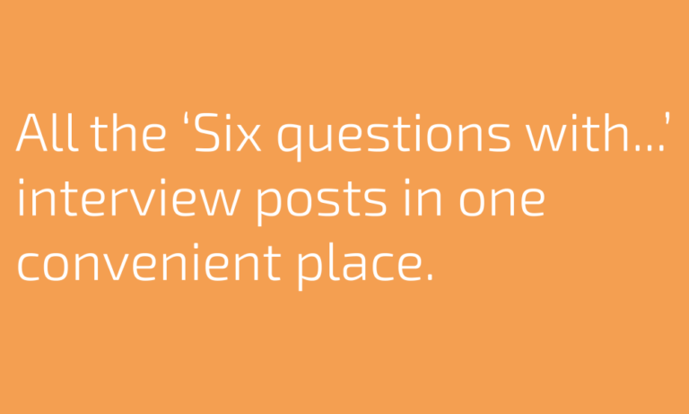 Questions Questions Questions Everywhere All the 'Six questions with...' - Data Viz Excellence, Everywhere